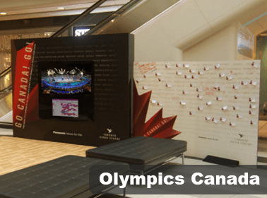 Olympics Canada Eaton Pop-up